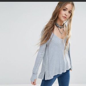 Free People Grey Malibu Thermal